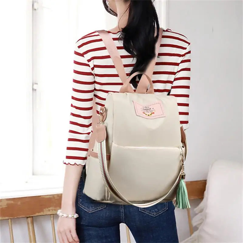 Premium Women's Large Capacity Shoulder Bag with Oxford Cloth