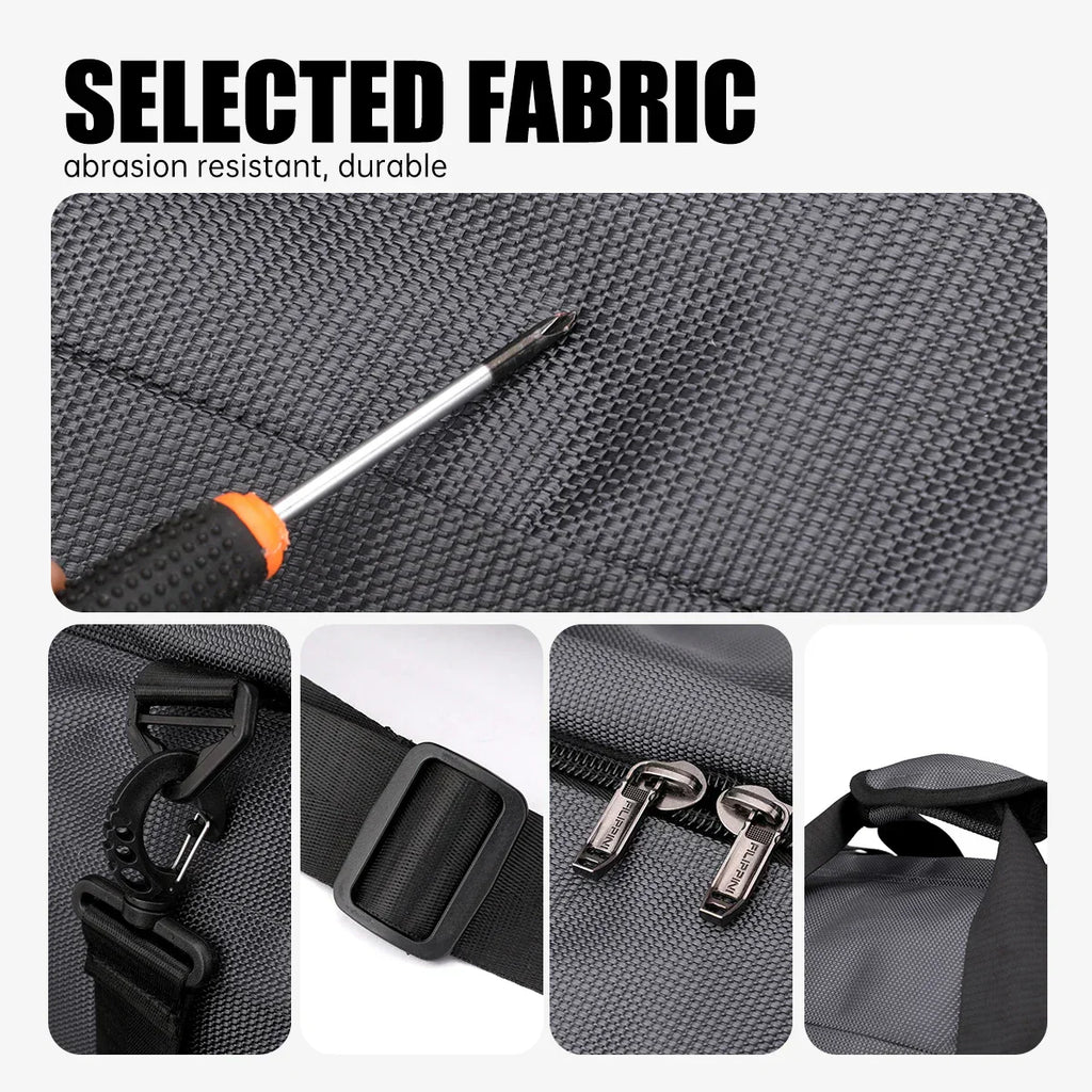 Roller Travel Duffel Bag with Fixed Casters Grey