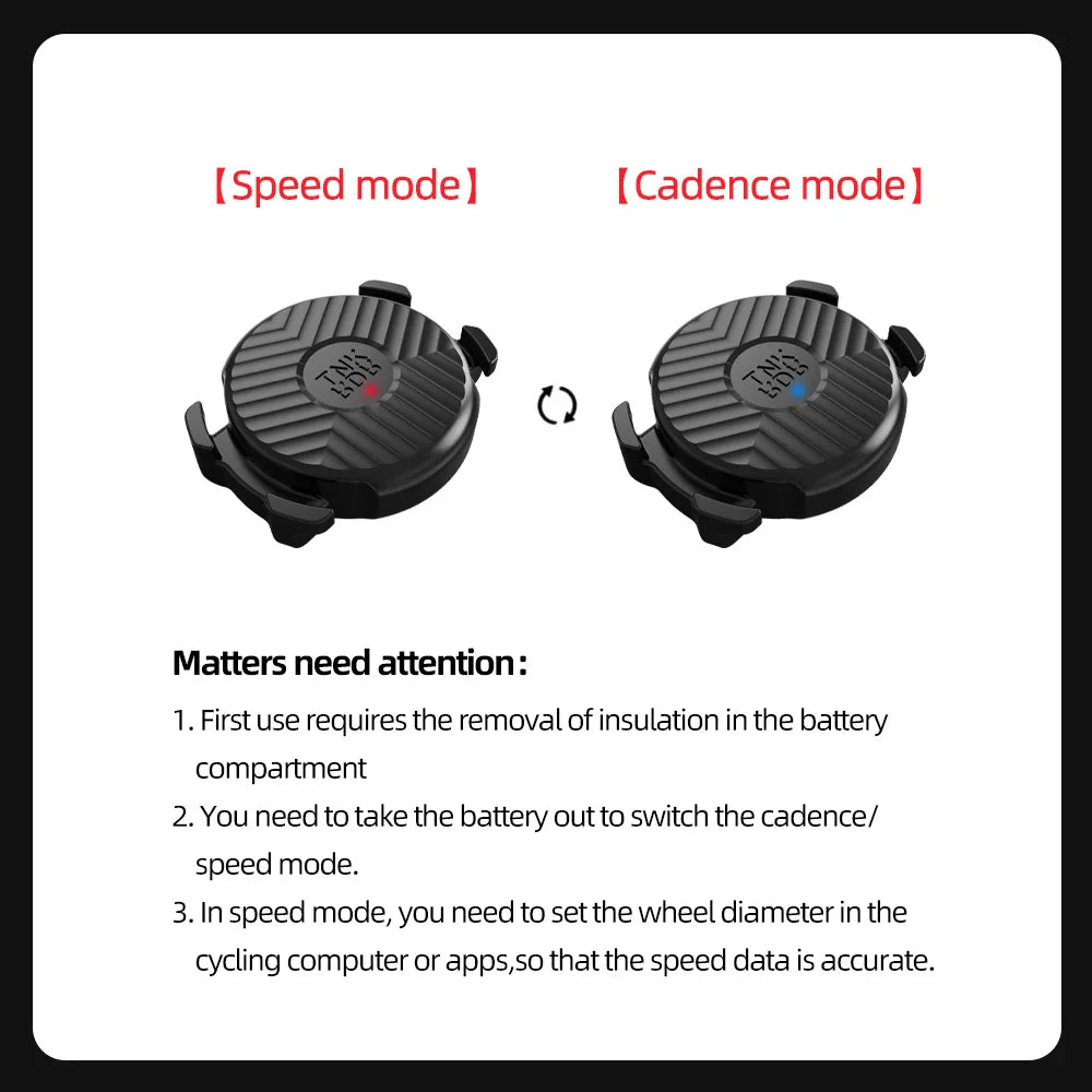 C5 ANT+ Speed Cadence Dual Sensor Black