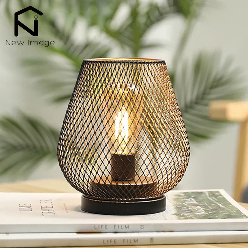 Cordless Metal Candle Holder: Nordic Elegance for Home Decor
