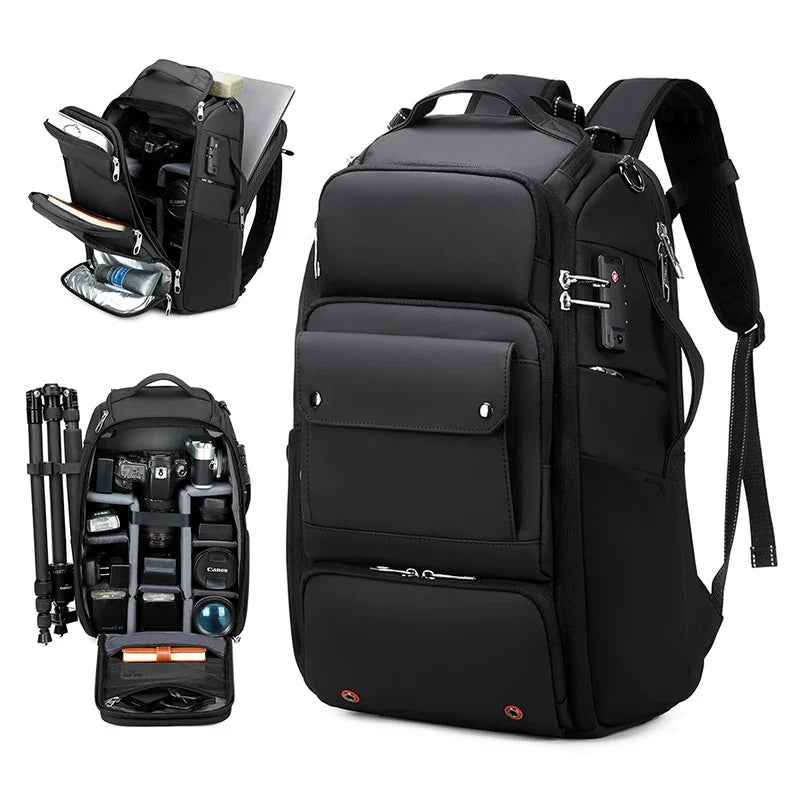 Professional Photography Backpack Black