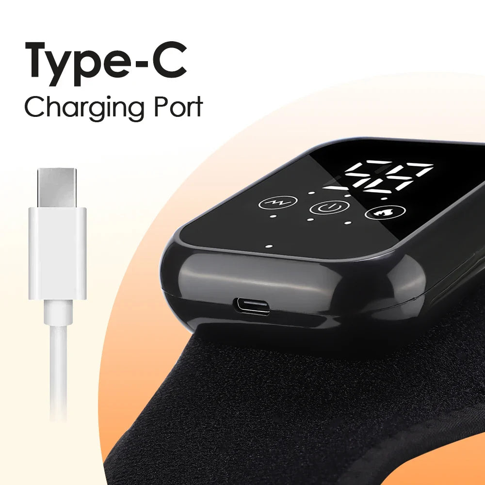 USB Rechargeable Ankle Massager Black