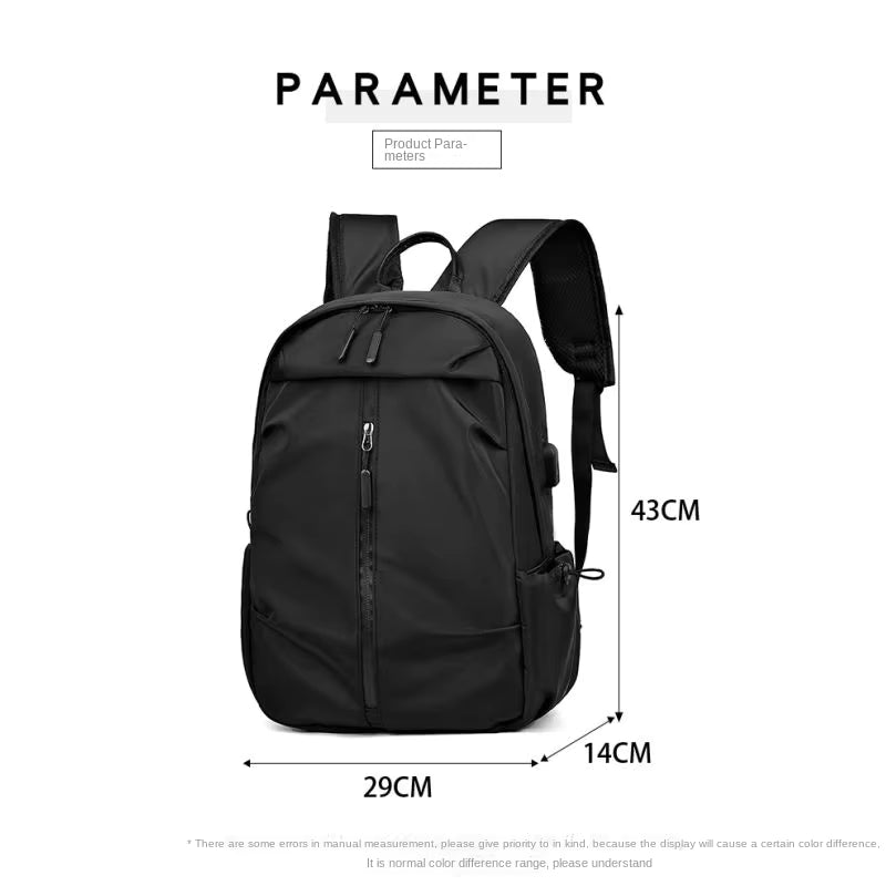 Waterproof Laptop Backpack Black