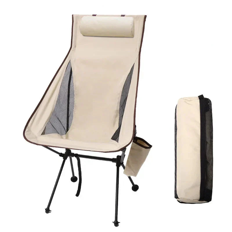 Ultra-Light Camping Chair Beige