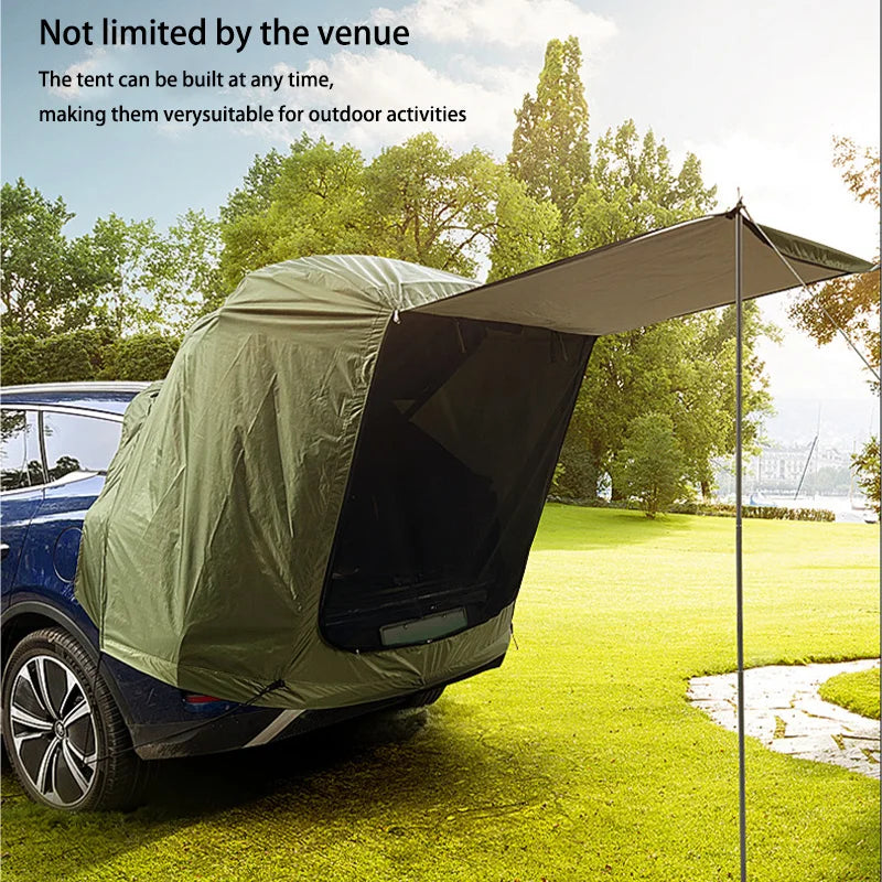 Outdoor Car Rear Tent with Canopy