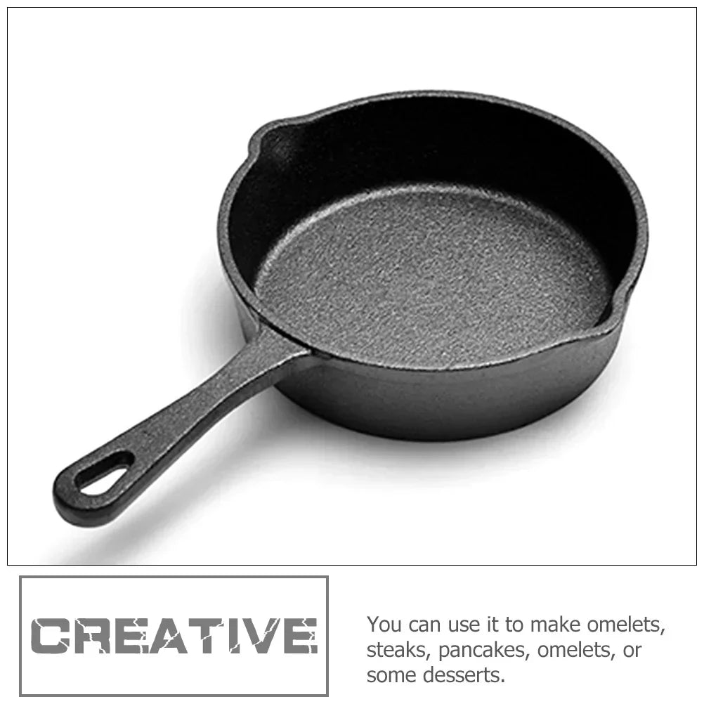 Pan Iron Cast Frying Egg Steak Cooker