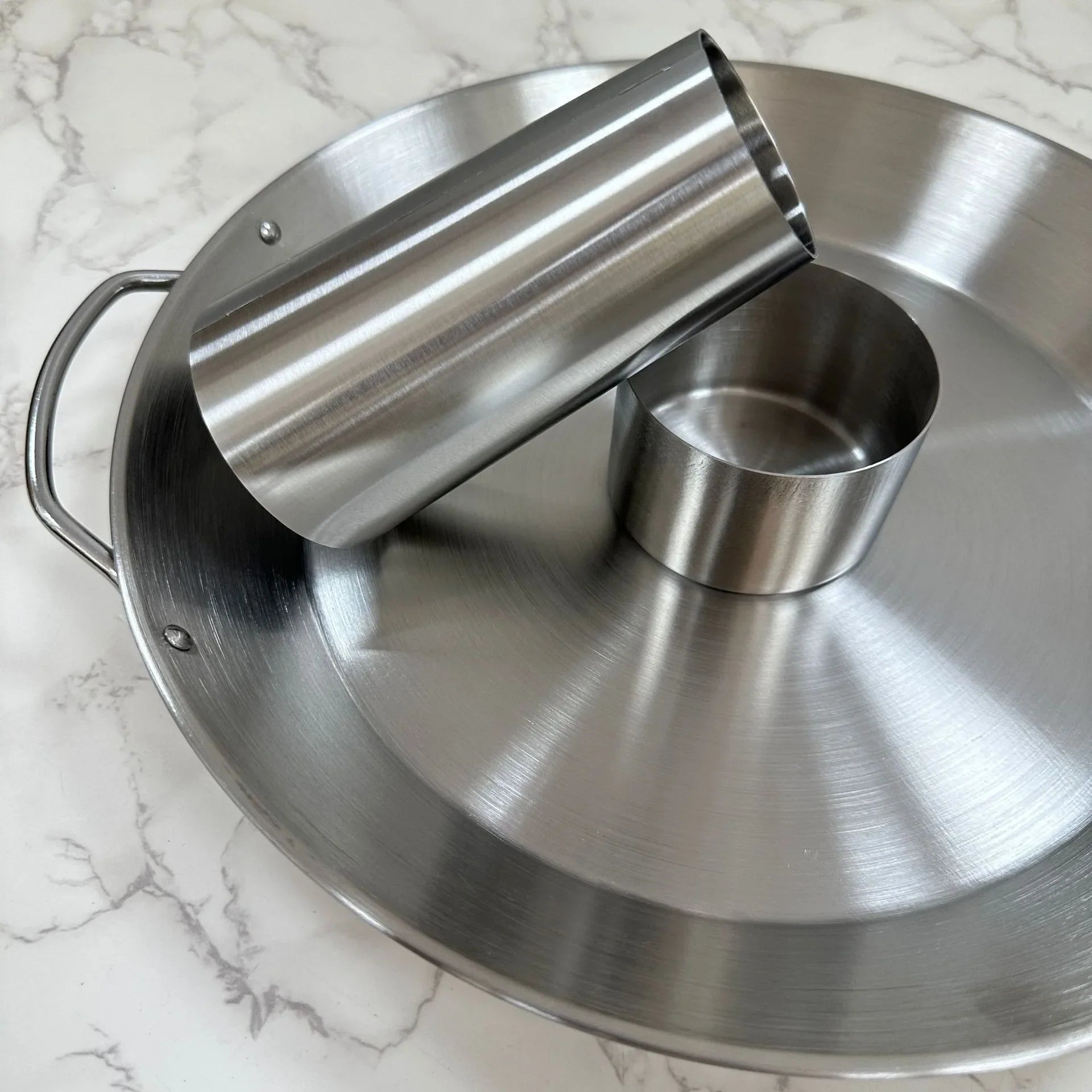 BBQ Chicken Holder Pan Silver