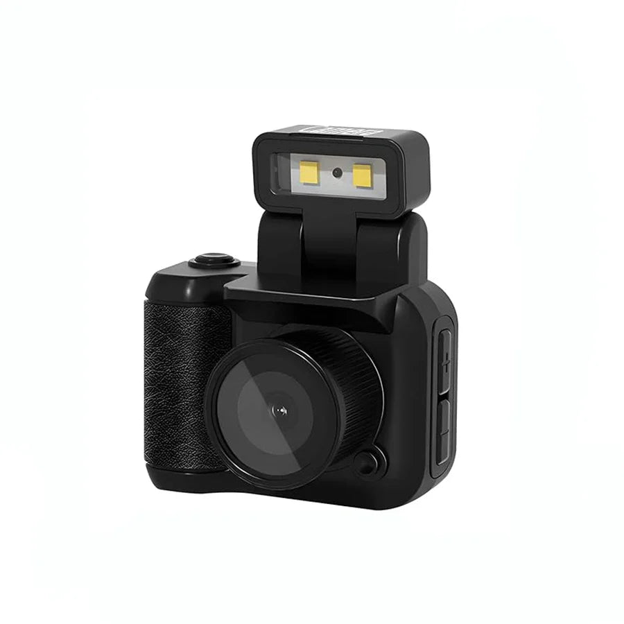 Mini Camera with Flash Lamp Black
