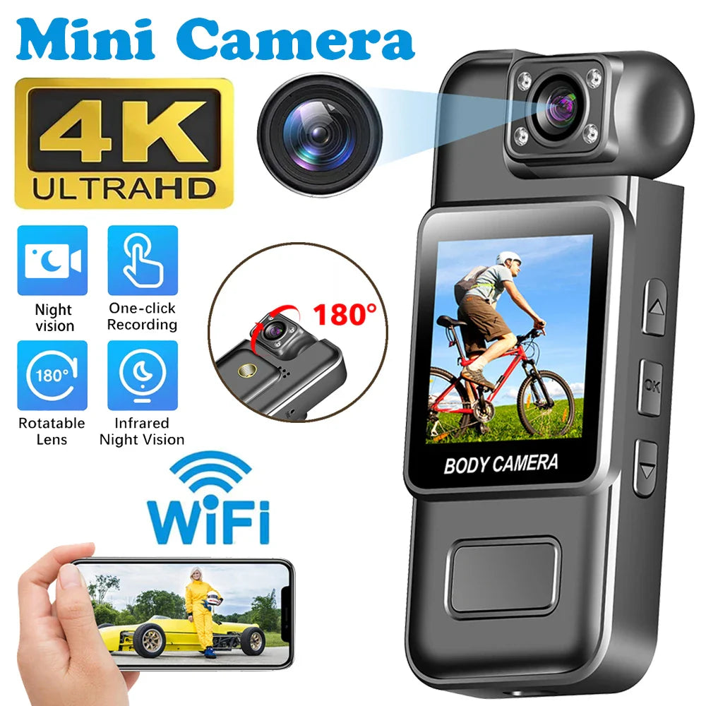 WiFi Mini Body Camera Black