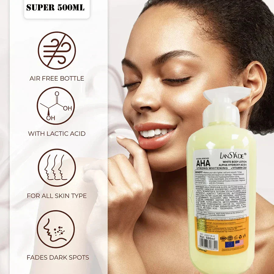 Radiance Revived: 3-Day Whitening Marvel in a Bottle - 500ml Body Lotion