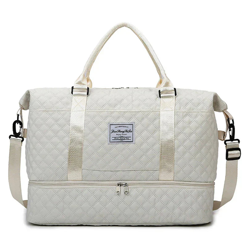 Travel Duffel Bag with Shoe Compartment