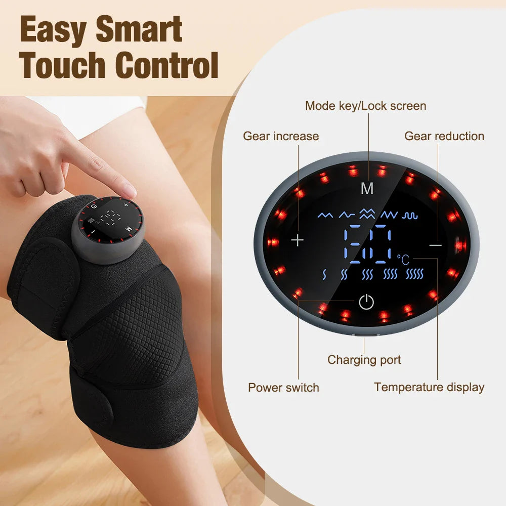 2PCS Heating Knee Shoulder Elbow Massager