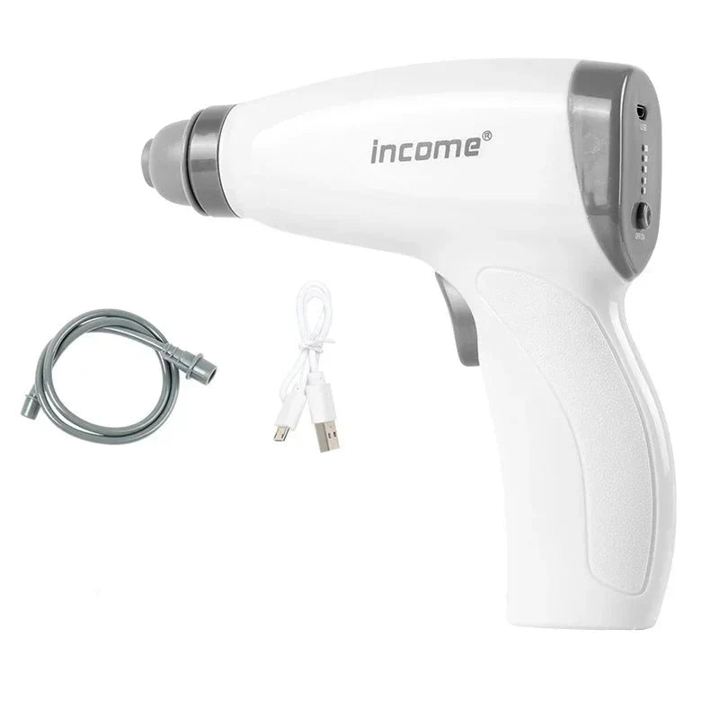 Electric Cupping Gun with Pressure Pump White