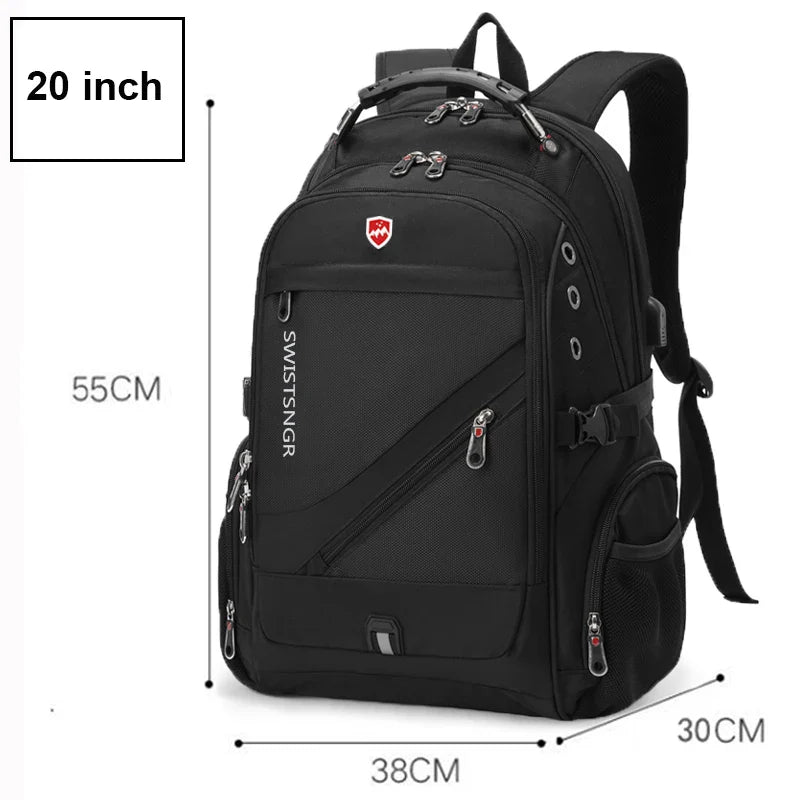 20-Inch Laptop Backpack Black
