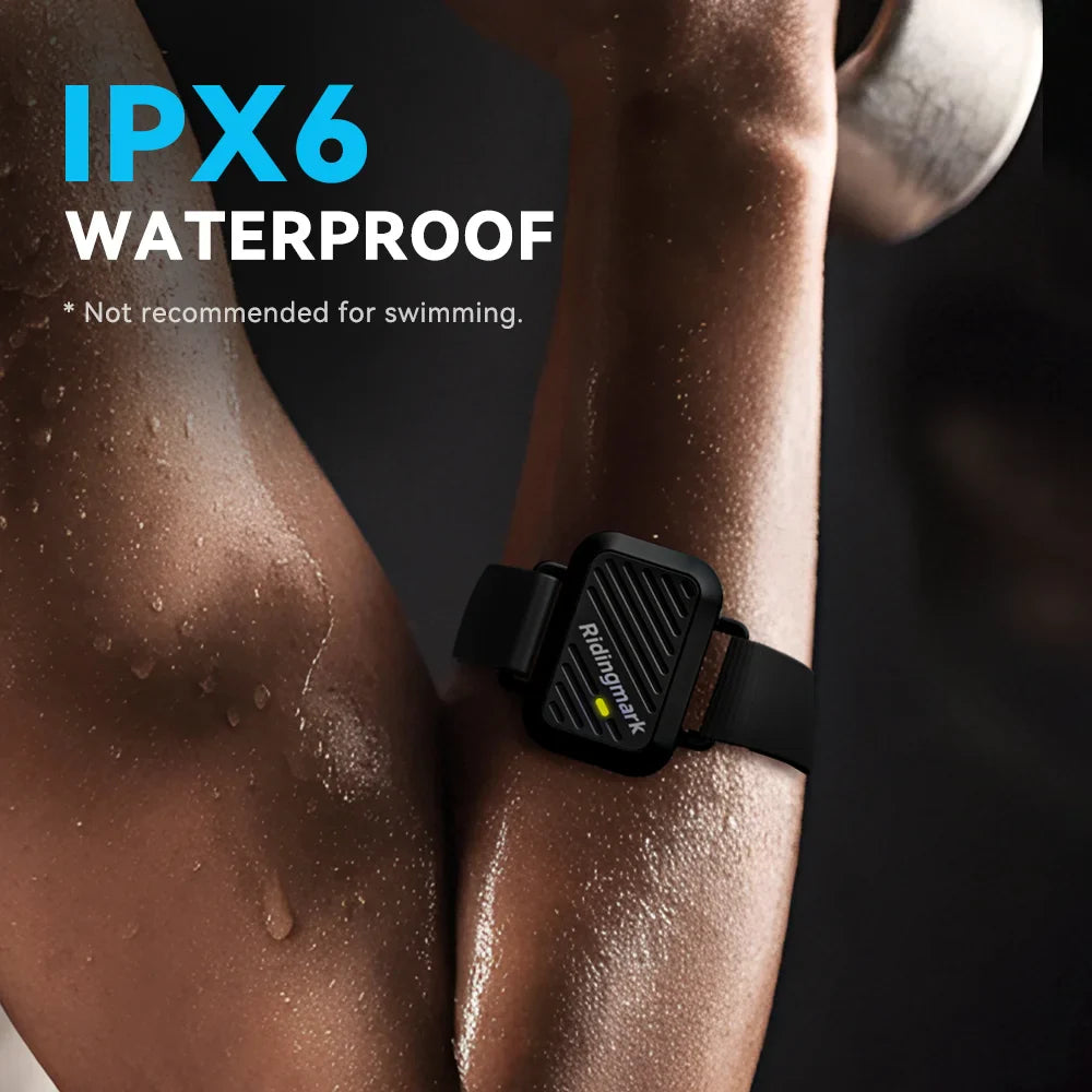 Heart Rate Sensor Wrist Strap Black