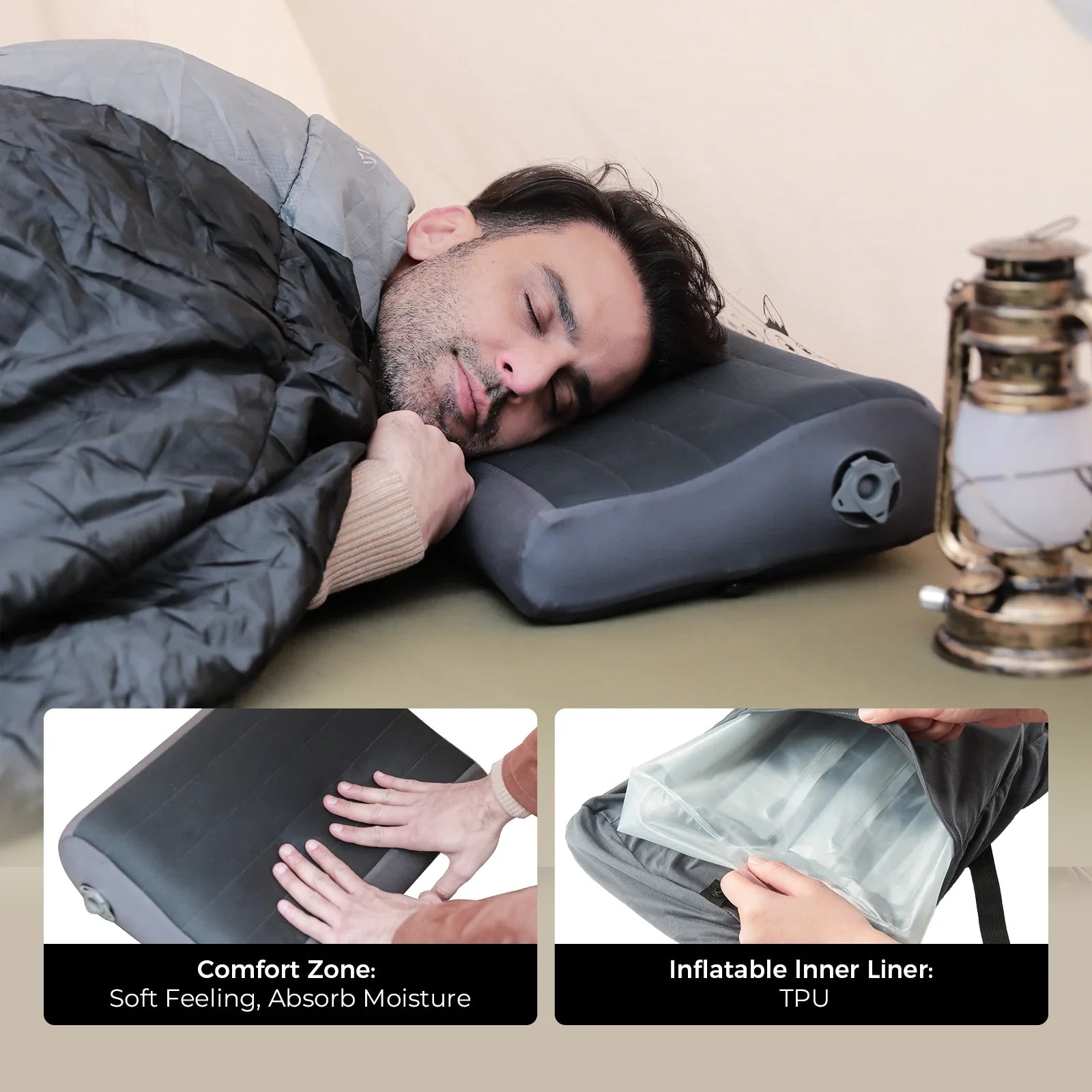 Inflatable Camping Pillow