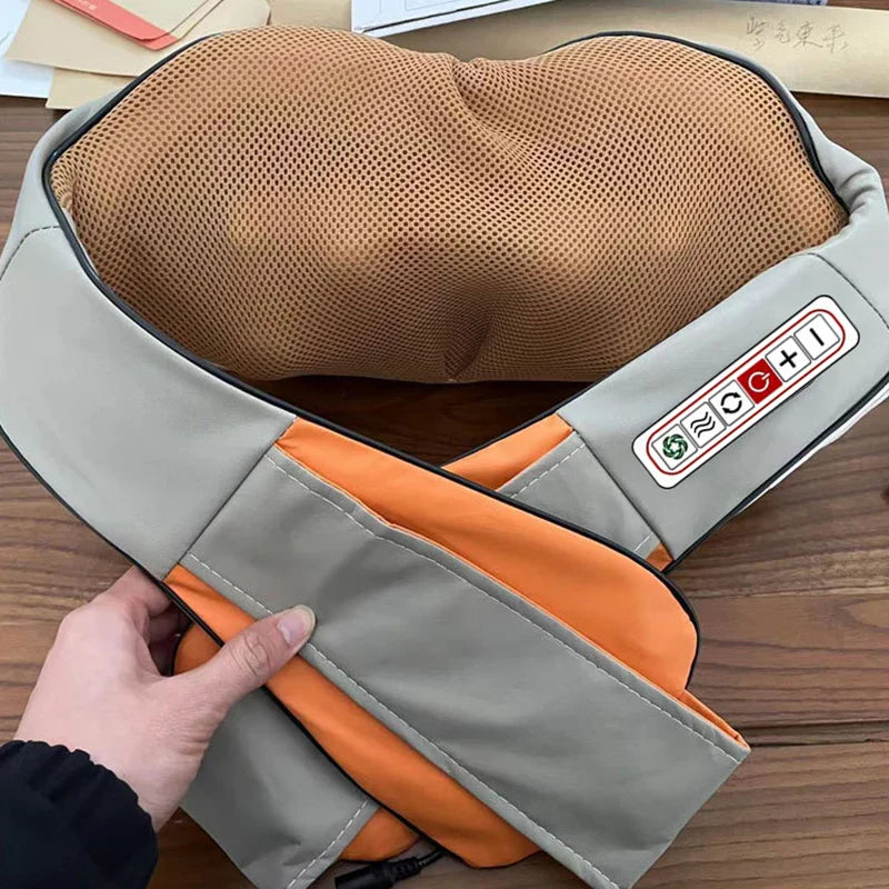 Neck Massage Shawl Orange