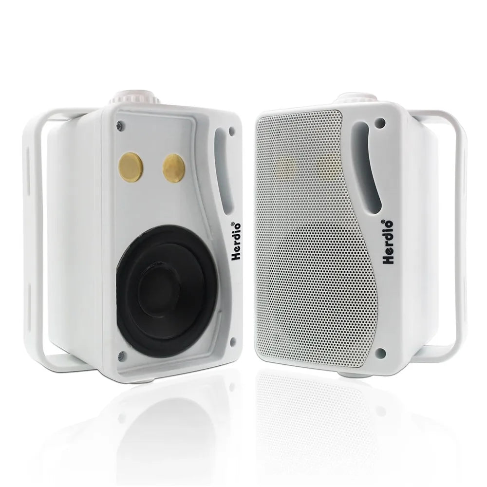 2PCS Passive Wall-Mount Speakers White
