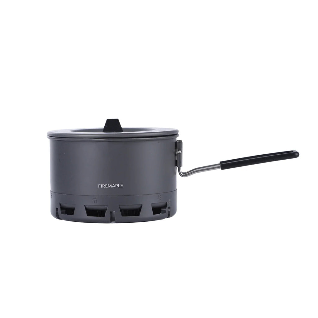 Ultralight Heat Exchanger Pot Camping Cookware Grey