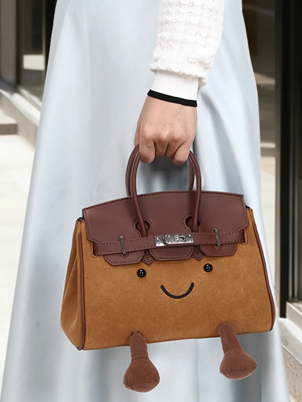 Cartoon Plush Crossbody Shoulder Bag