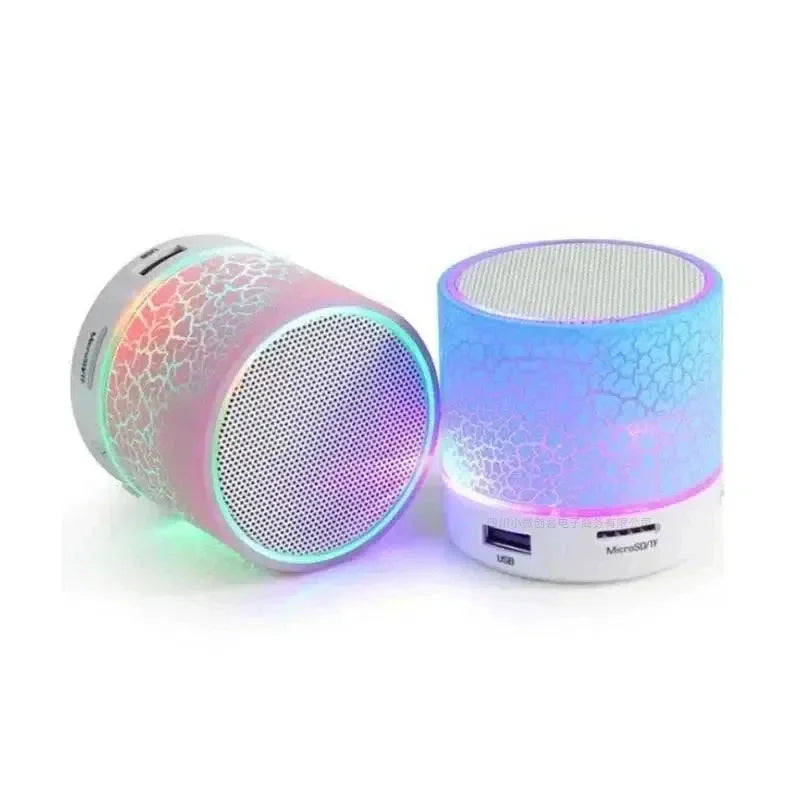 Mini Bluetooth Speaker Wireless LED Blue