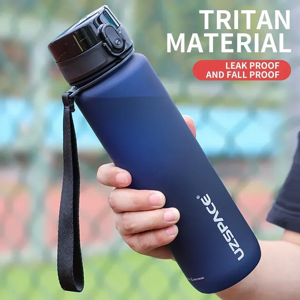 500ml Leakproof Sports Water Bottle Blue