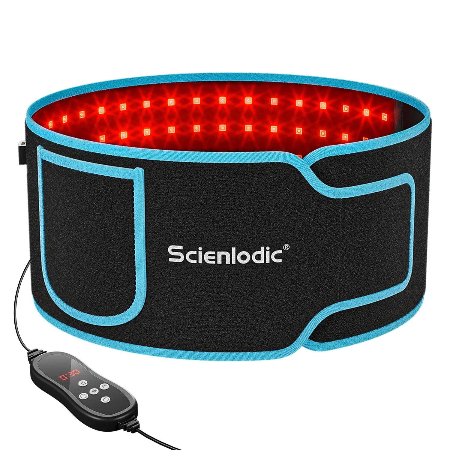 100 LED Red Light Therapy Belt Black