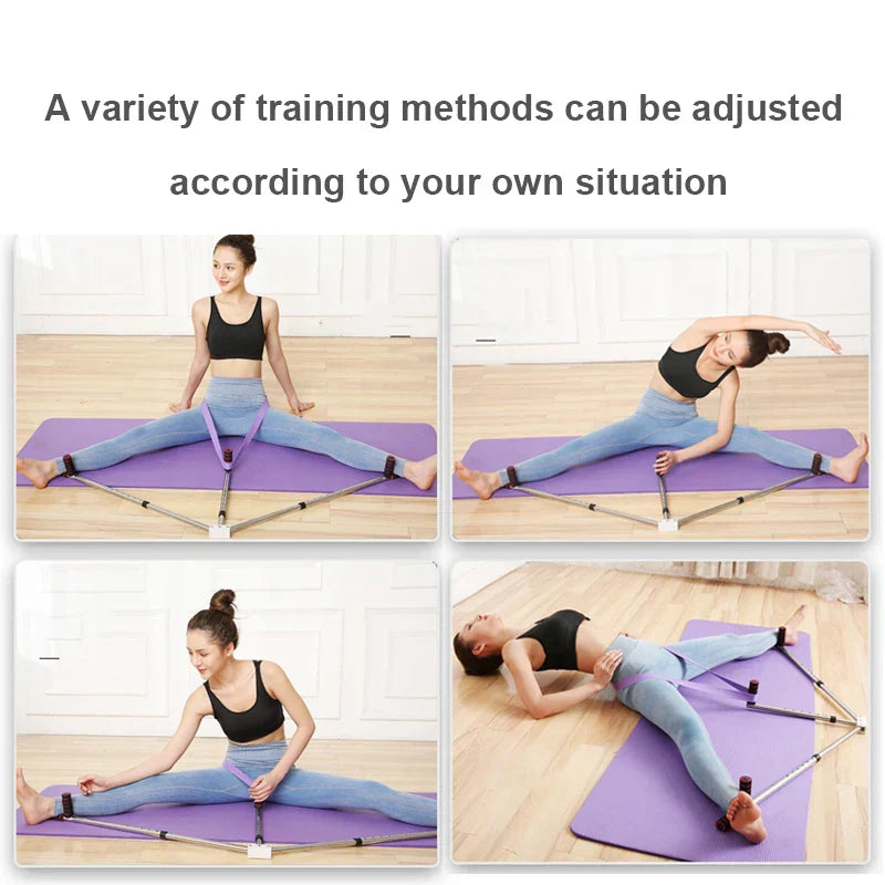 3-Bar Leg Stretcher 6-Hole Adjustment Red