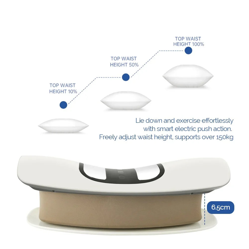 Electric Lumbar Traction Massager Back And Waist Spine Support White