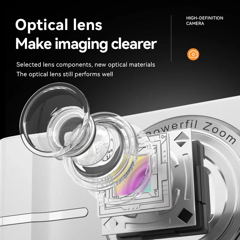 Digital Camera HD Video Recorder Silver