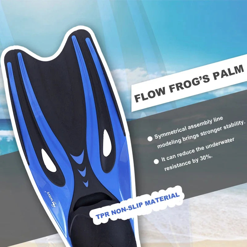Non-Slip Swimming and Diving Fins
