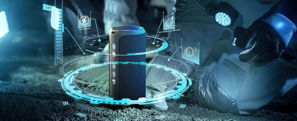 Bluetooth Speaker 40W Blue