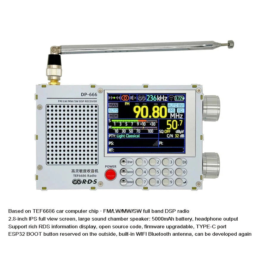 High Sensitivity Full Band Radio White