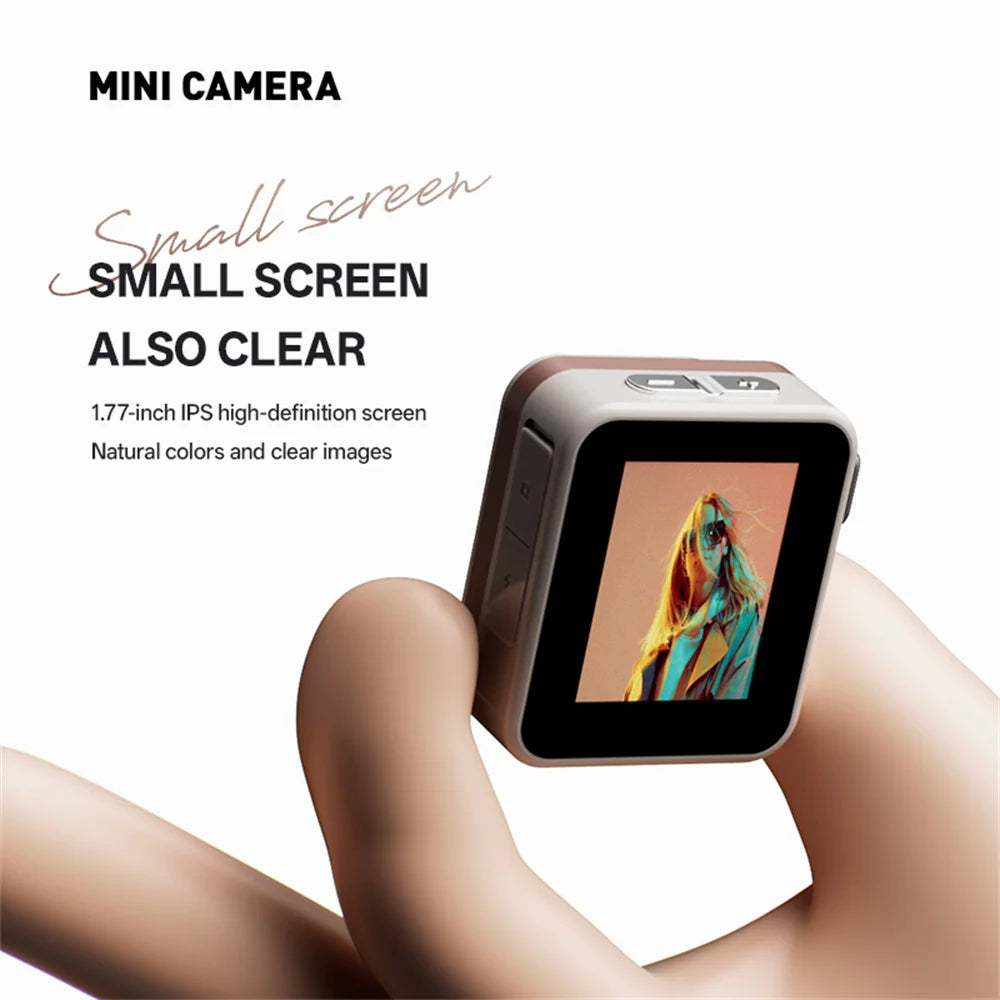 Retro Mini Keychain Camera Khaki