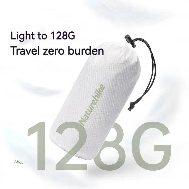 Ultralight Camping Sleeping Bag Liner: Single Stretch Envelope Design
