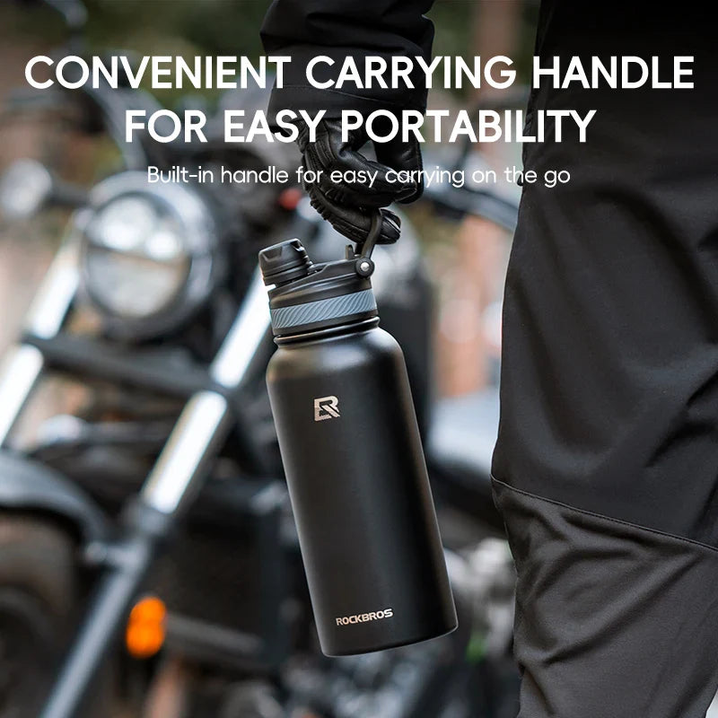 550ML Thermal Water Bottle Black