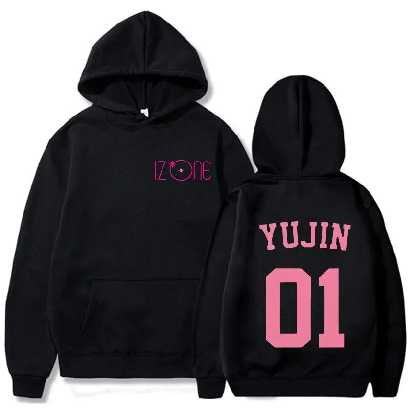 K-Pop Inspired Oversized Graphic Hoodie