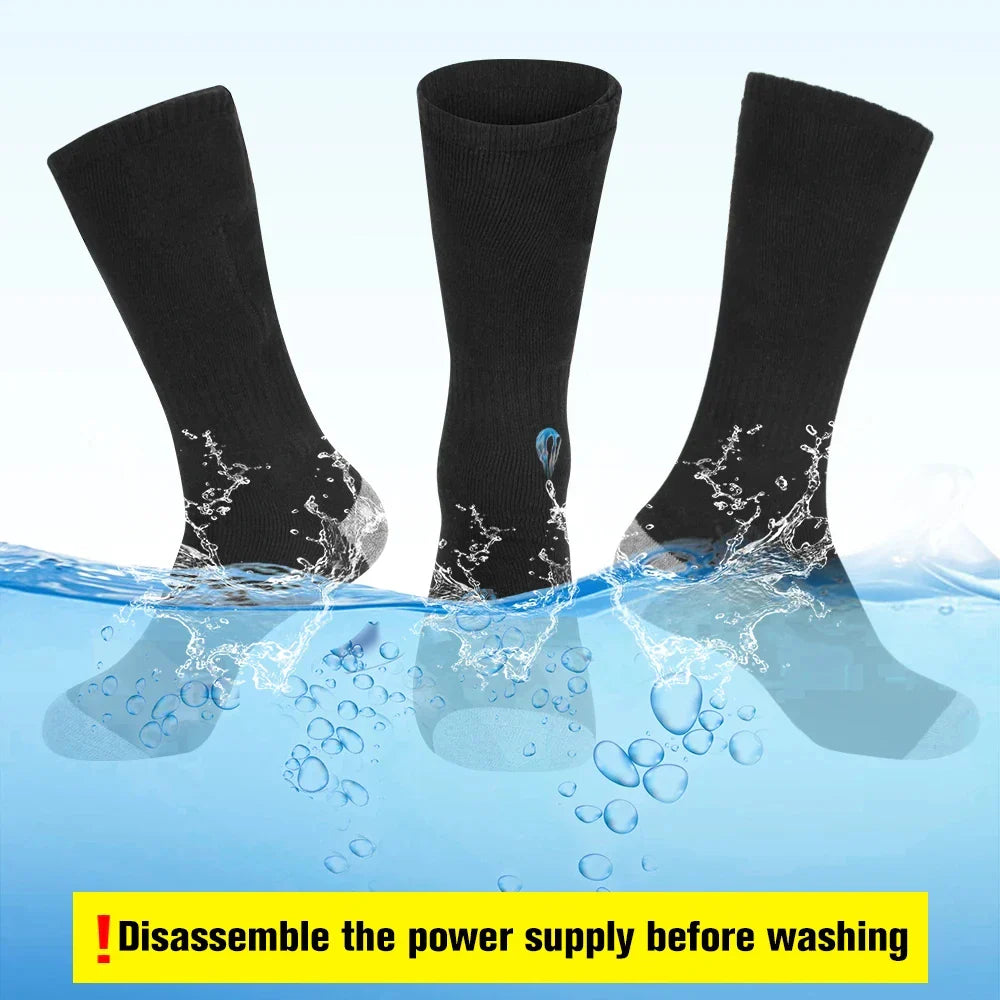 Rechargeable Heated Socks with 5000mAh Battery – Up to 65°C