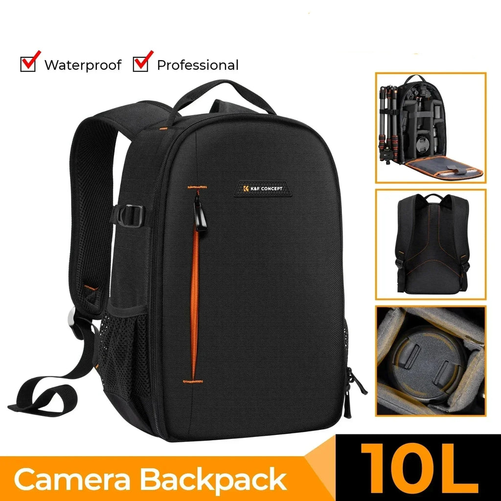 10L Lightweight Camera Backpack Black