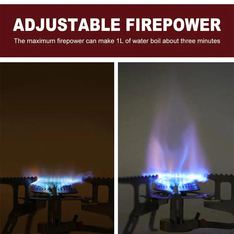 Portable Camping Gas Stove Folding Outdoor Burner (3500W)