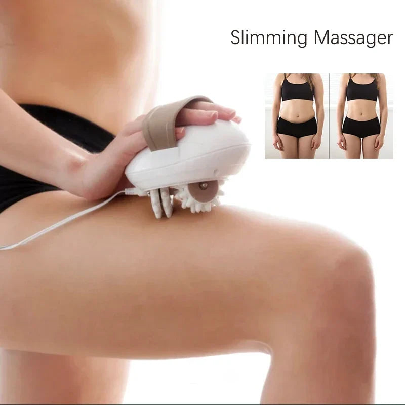 3D Electric Body Slimming Massager Anti-Cellulite Fat Burner White