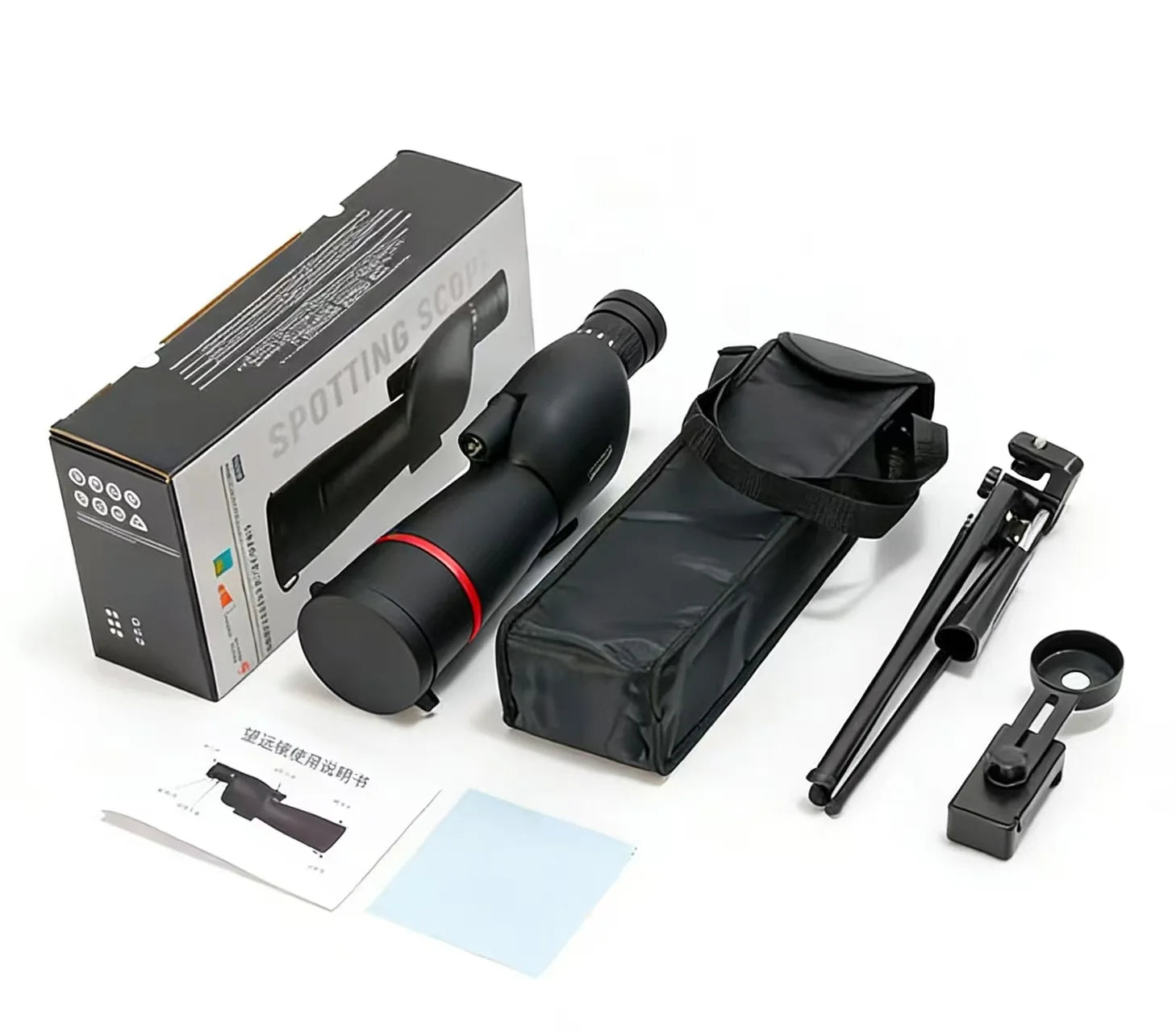 25-75x60 ED HD Waterproof Monocular Telescope