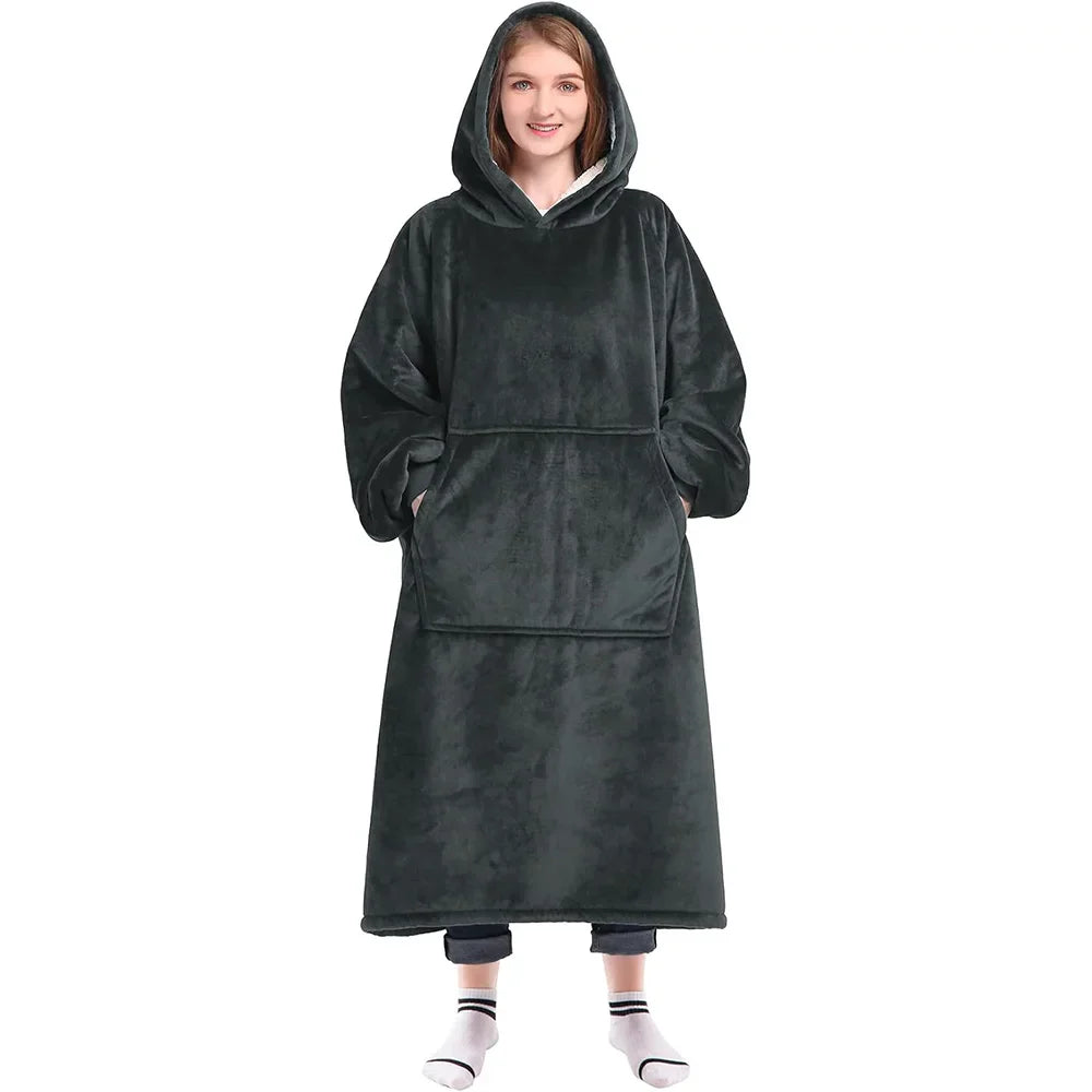Oversized Wearable Blanket Hoodie