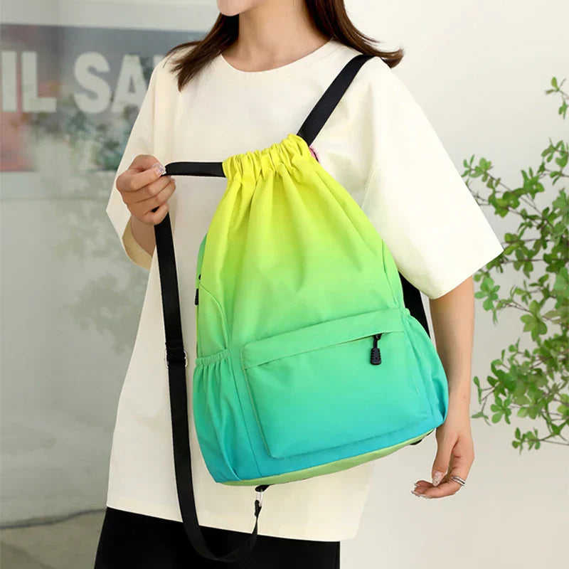 Waterproof Nylon Sports Pocket Backpack
