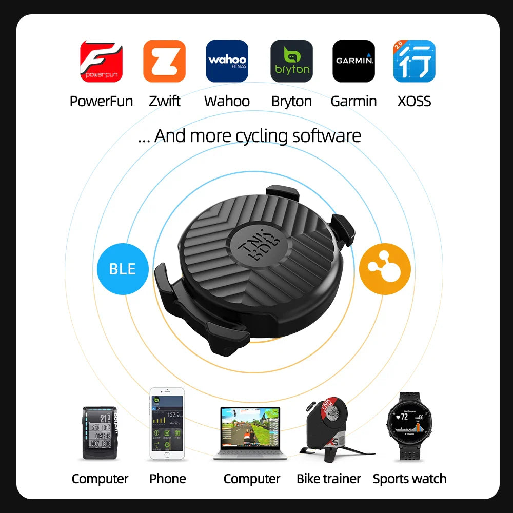 C5 ANT+ Speed Cadence Dual Sensor Black