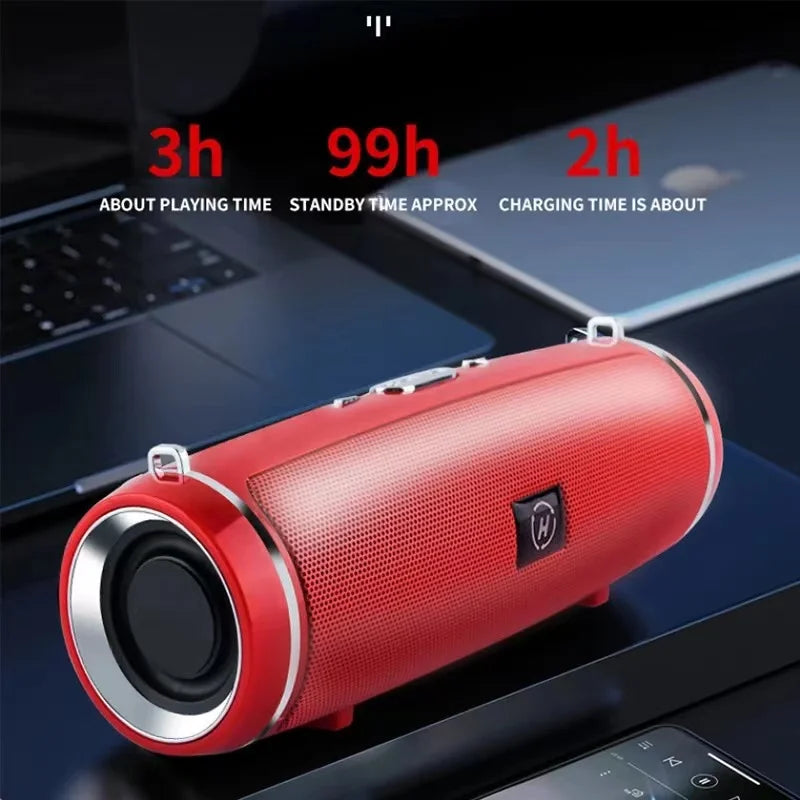 Bluetooth Speaker Mini Subwoofer Red