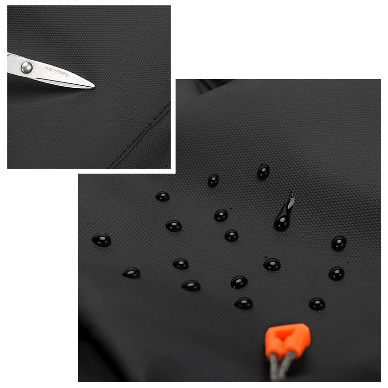 Oxford Waterproof Laptop Backpack Black