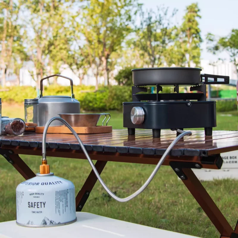 Portable Camping Gas Stove – Windproof Outdoor Picnic Cooker