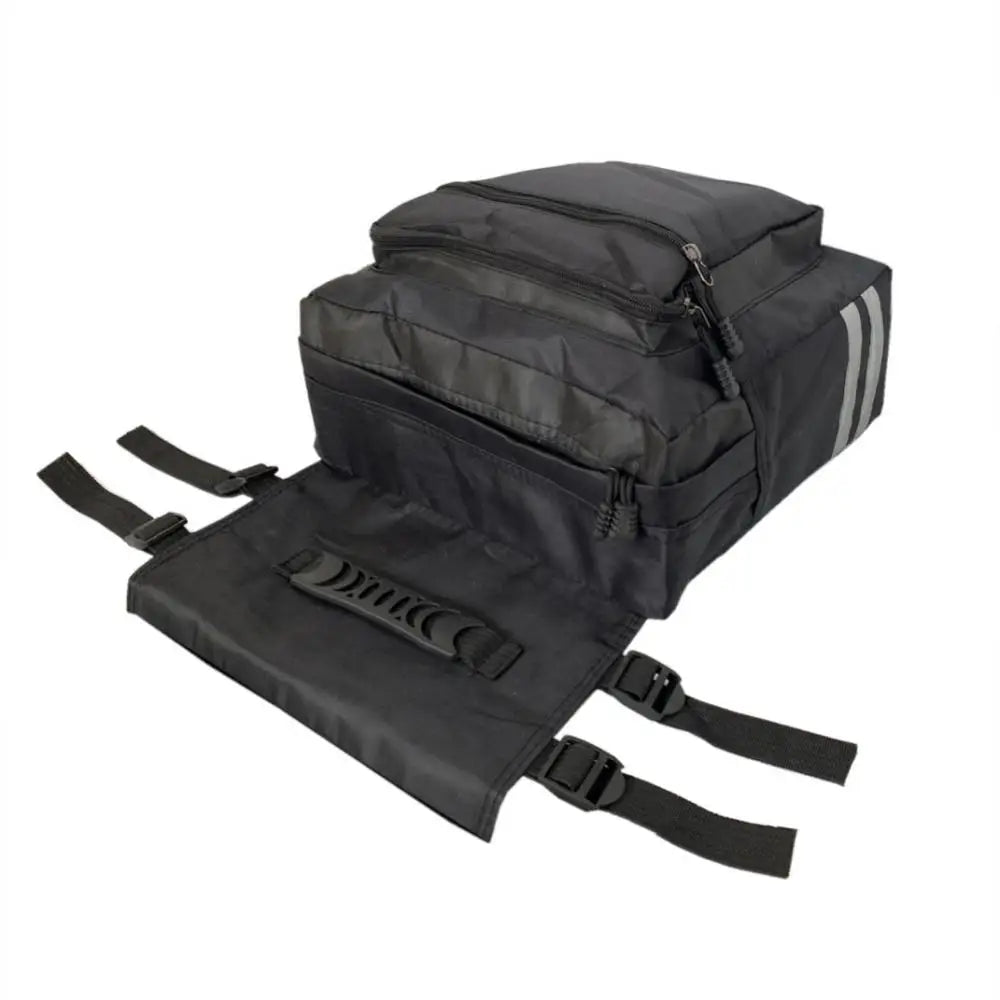 25L Canvas Carrier Bag Rear Rack Trunk Bike Luggage Back Seat