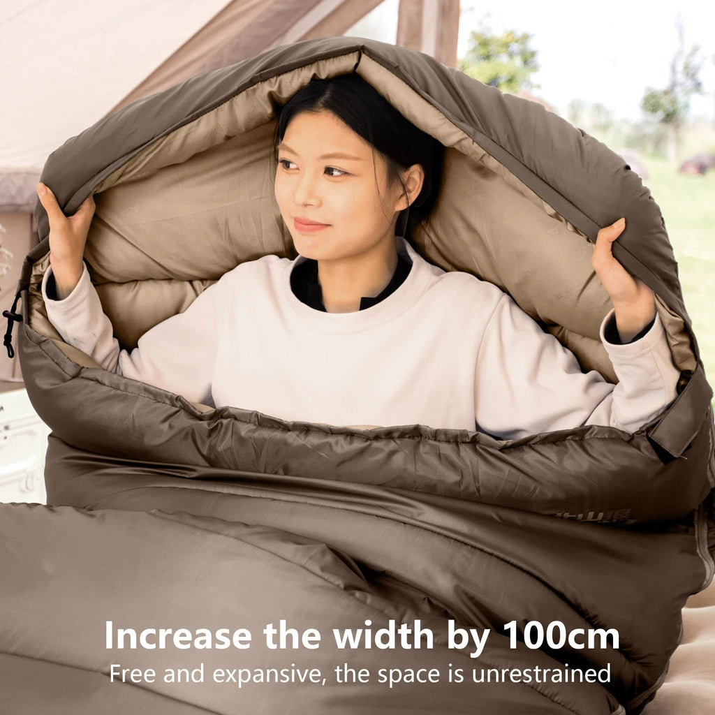 XL Winter Sleeping Bag – Lightweight Widen Long Outdoor Camping Bag